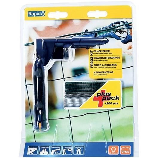 RAPID FP222 + 100 VR22 Galvanized and 100 VR22 Wire Clamp