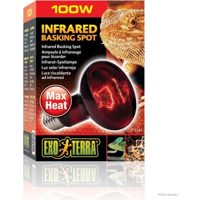 EXO TERRA Infrared Lamp Baskin Spot - 100 W - For terrarium