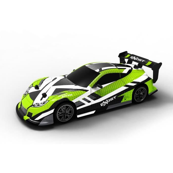 Remote Control Car - EXOST - Flash Light 1:14 - 15 km/h - 31 -5 cm - green - from 5 years old
