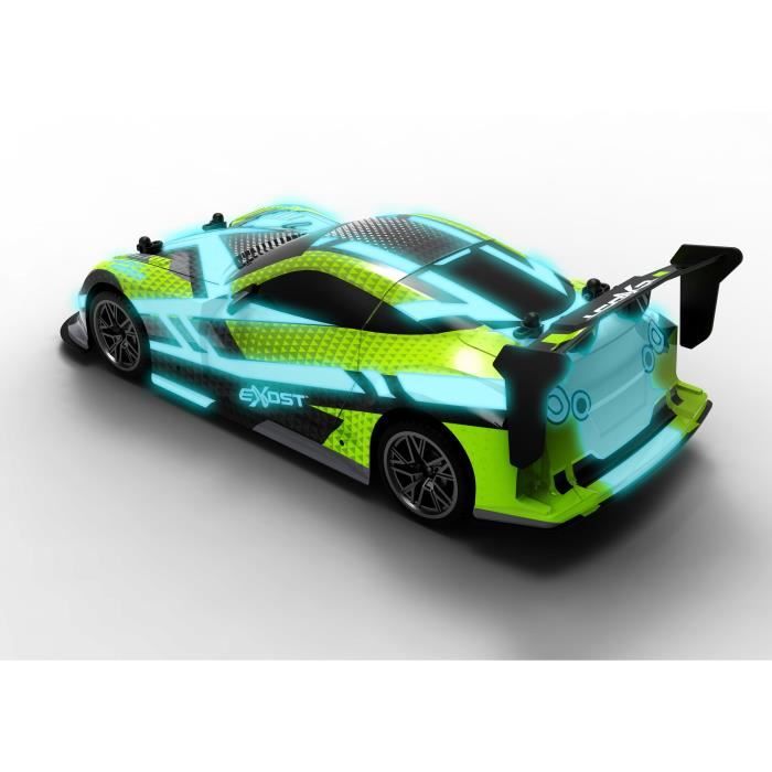 Remote Control Car - EXOST - Flash Light 1:14 - 15 km/h - 31 -5 cm - green - from 5 years old