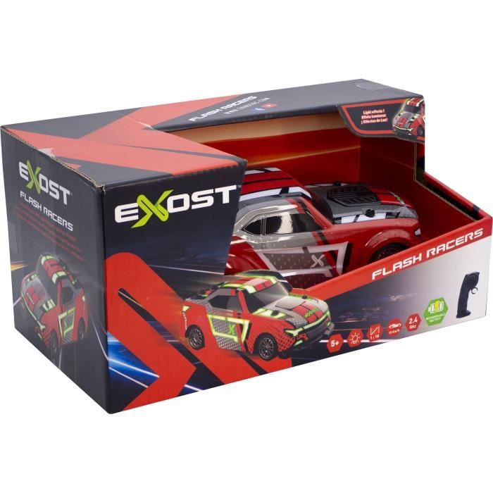 Remote Control Car - EXOST - FLASH RACER ASST 24 Ghz - Scale 1:18 - Range 25 m - 15 km/h - From 5 years old