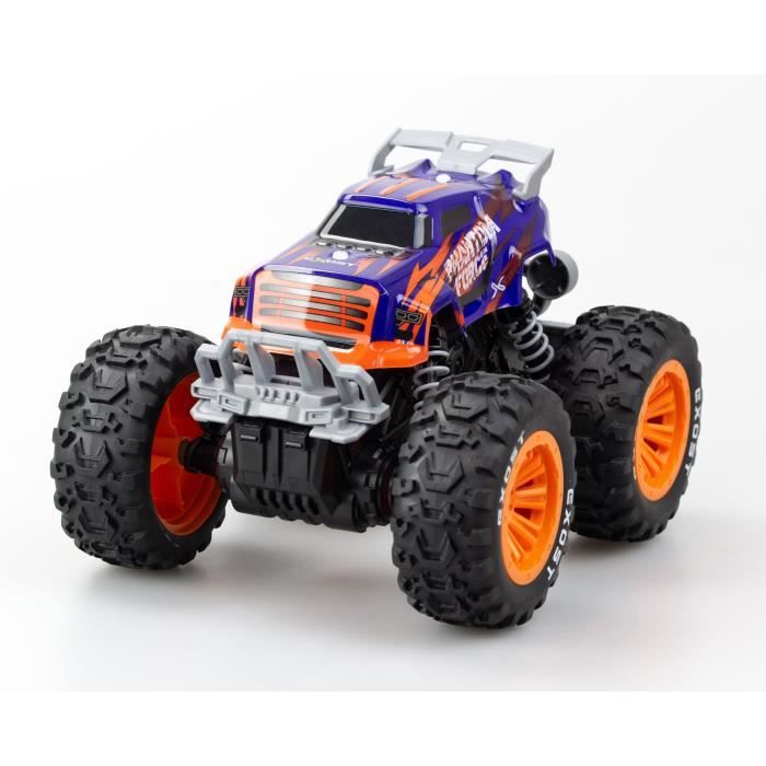 Remote Control Car - EXOST - Phantom Force 1:16 - 10 km/h - 28 -5 cm - purple and orange - from 5 years old
