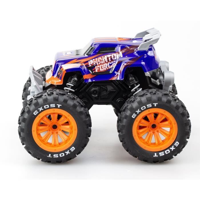 Remote Control Car - EXOST - Phantom Force 1:16 - 10 km/h - 28 -5 cm - purple and orange - from 5 years old