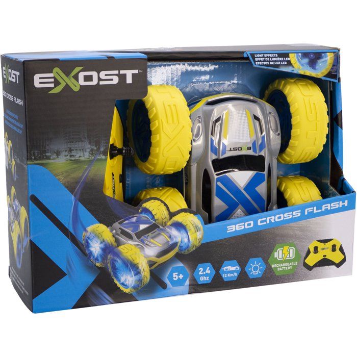 Remote Control Car - EXOST - 360 CROSS FLASH - 1:18 - Yellow