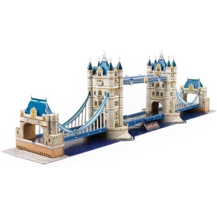 3D Puzzle - Tower Bridge - Construction Game - EXPLORA - 120 pieces - Ages 8 and up