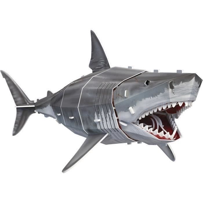3D Puzzle - Great White Shark - Construction Game - EXPLORA - 72 pieces - Ages 8 and up