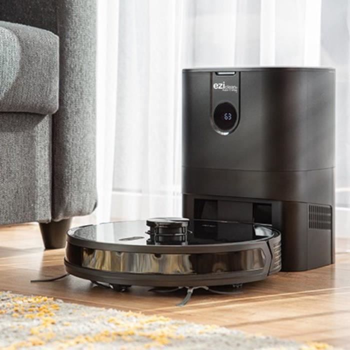 Connected Robot Vacuum Cleaner with suction base EZICLEAN I-Bot Z7 Smart - 240 min - 3Kpa - 300m² - 3L