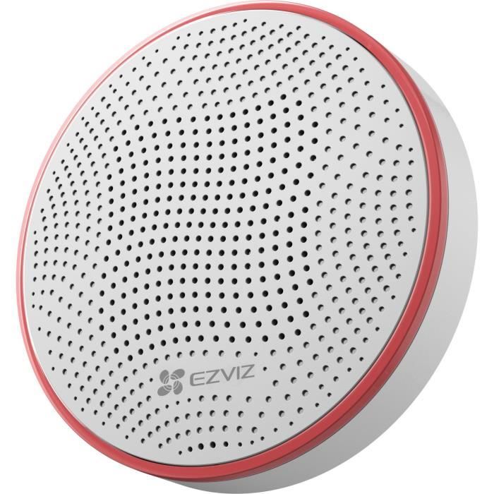 Connected Siren - EZVIZ - T9C - Adjustable Alarm - Instant Alerts - Anti-tampering - IP54 - Long-lasting Battery