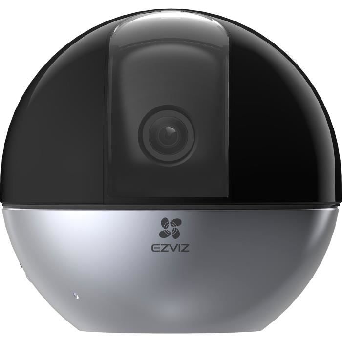 Indoor Camera - EZVIZ - E6 - 360° Vision - 5MP - Human Detection - Zoom - Night Vision - Barking/Meowing Detection
