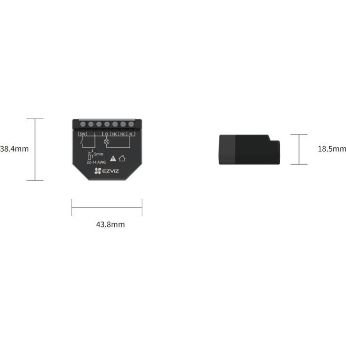 Wi-Fi Repeater - EZVIZ - T35WM - Smart Control - Google Assistant - Amazon Alexa