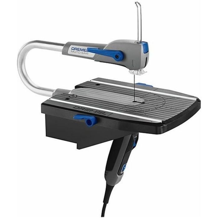Scie A Chantourner Dremel MS20 (Moto-Saw, delivered with 5 blades and 1 adaptation for modelism and fine cuts)