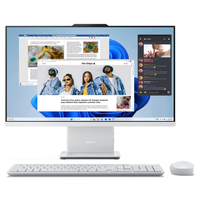 LENOVO IdeaCentre AIO 27ARR9 All-in-One PC - Windows 11 - 27-inch FHD - Ryzen 5-7533HS - 16 GB - 512 GB - Wireless Keyboard + Mouse