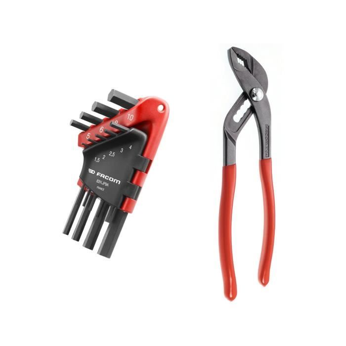 Textile Tool Box probag Facom - BS.T14CM1PB (Delivered with 5 TVIS Protwist + 9 male keys + Multiprise pliers + 7 fork keys)