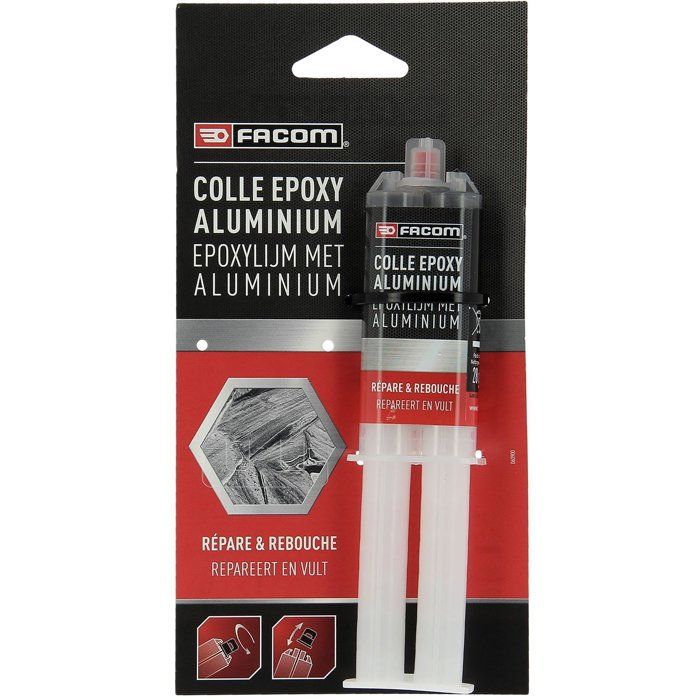 Facom Epoxy glue - Bi -component syringe with cap - 28g