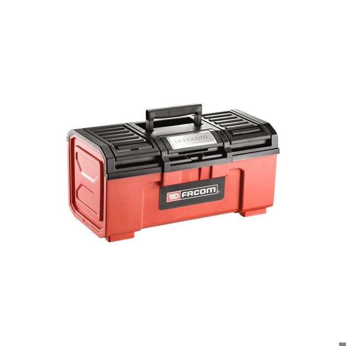 FACOM 19 '' PLASTIC TOOLBOX 2 storage compartments. Locking by padlock Dimensions 486 x 266 x 236 m
