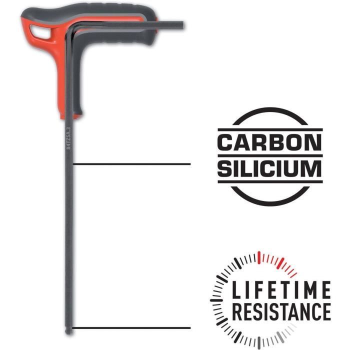Set of 6 keys - FACOM - 84TZSA.PB - a Handles - T-shaped - 6 sides