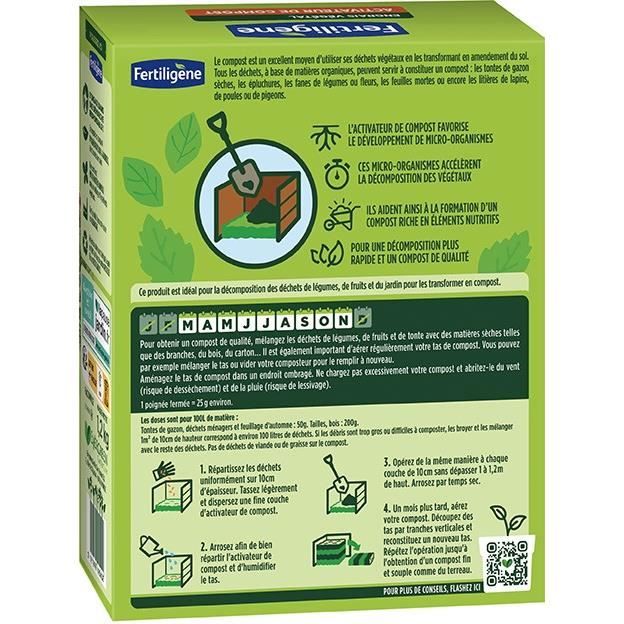 FERTILIGENE compost activator - FACOMP12 - 1.2 kg - Accelerates the decomposition of waste