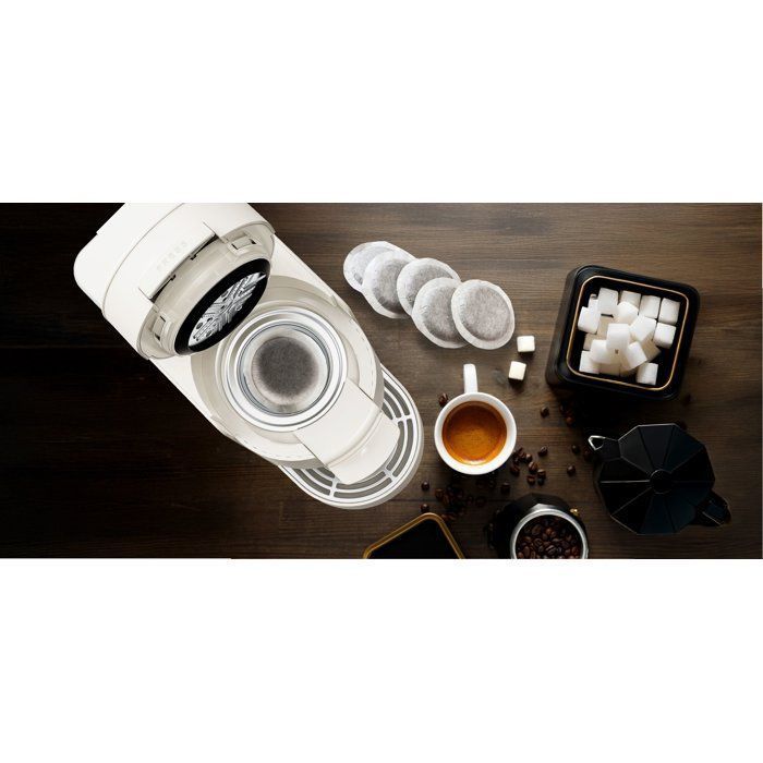 Machine a café a dosettes  FAGOR - Réservoir 750ml  2 tailles & intensités  Compatible Senseo & boissons lactées - 1450W