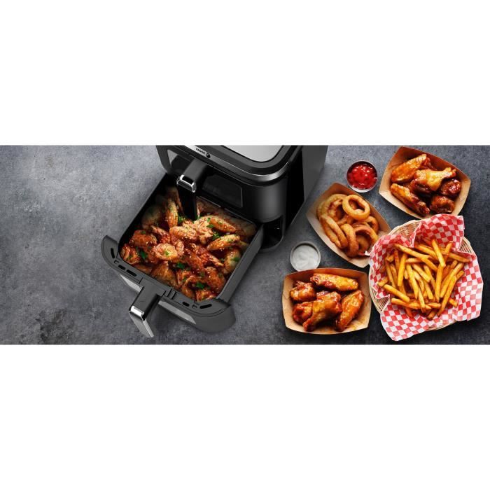 FAGOR oil-free fryer - Airfryer FGD11 - Capacity 11L - Double tanks 5.5 L - 12 cooking programs - 2800W