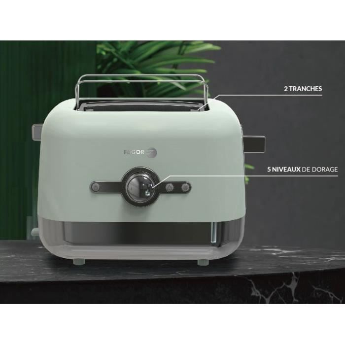 Toaster - FAGOR - FG1930 - 3 functions: Reheat, Cancel, Defrost