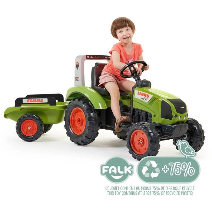 FALK CLAAS Arion 430 pedal tractor with trailer - 1040AB