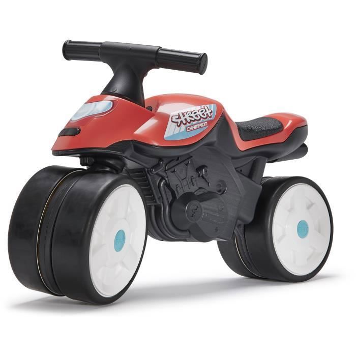 Falk motorcycle balance bike - Street Champion - silent wheels - Red