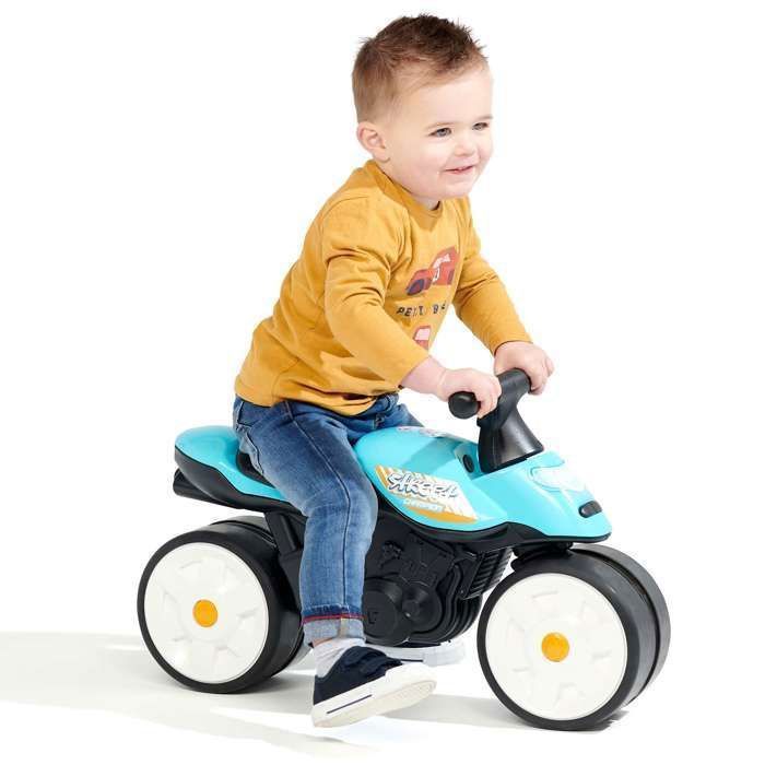Falk motorcycle balance bike - Street Champion - silent wheels - Blue