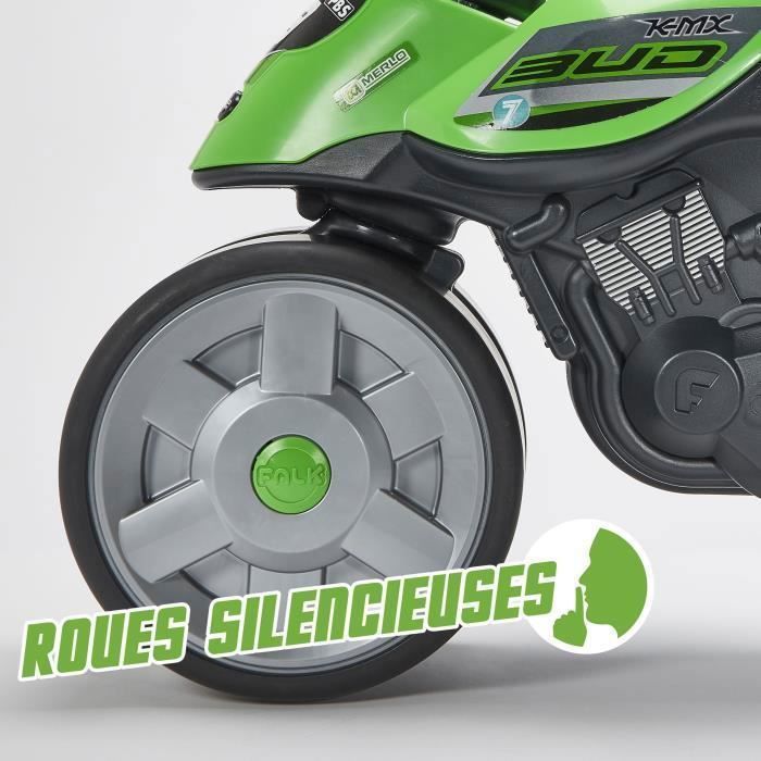 Falk balance bike - Baby Moto Team Bud Racing - silent wheels