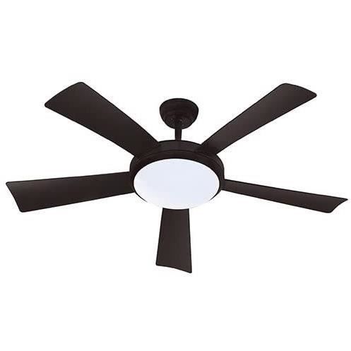 Wallis Black - Ø132cm ceiling fan 38W + LED lighting