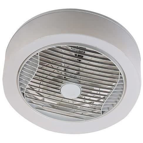 Air -Light Crown - White ceiling fan Ø40cm 95w with LED lighting crown