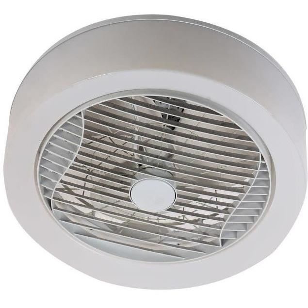 Air -Light Crown - White ceiling fan Ø40cm 95w with LED lighting crown