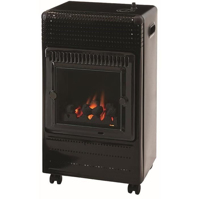 Favex Recommended by Butagaz -Ektor Fire -3400 Watts -Butane gas booster heater -Infrableu - Flames apparent - 3 powers