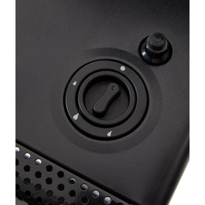 Favex Recommended by Butagaz -Ektor Fire -3400 Watts -Butane gas booster heater -Infrableu - Flames apparent - 3 powers