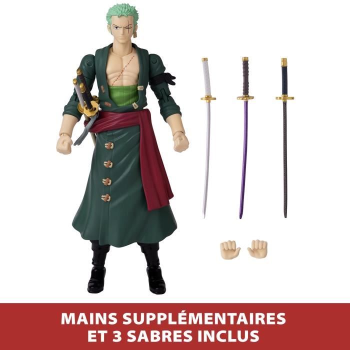 BANDAI Anime Heroes - One Piece - Anime heroes 17 cm figure - Roronoa Zoro