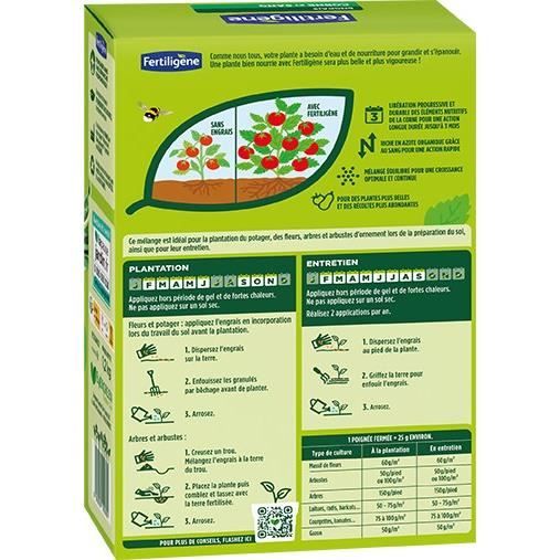 FERTILIGENE horn and blood fertilizer - FCOSAN12 - 1.2 kg - Fast and long-lasting action - Nourishes up to 3 months