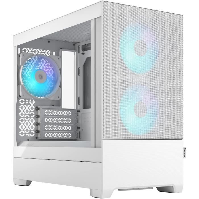 Fractal Design - Pop Mini Air RGB White TG - PC - White Box (FD -C -POR1M -01)