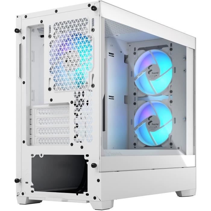 Fractal Design - Pop Mini Air RGB White TG - PC - White Box (FD -C -POR1M -01)