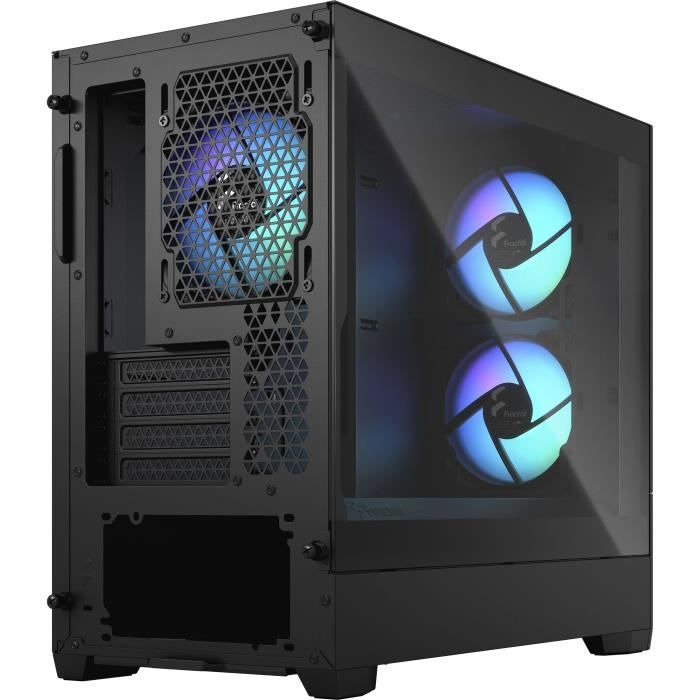 FRACTAL DESIGN - Pop Mini Air RGB Black TG - PC case - Black (FD-C-POR1M-06)