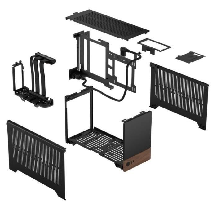 PC case - FRACTAL DESIGN - FD-C-TER1N-01 - mini-ITX - SFF 10.4L - GPU up to 322mm - Terra Graphite