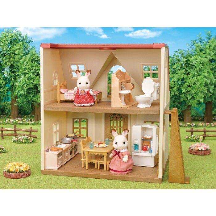 The Cozy Cottage and Maman furnishings set - Sylvanian Families - 5449 - From 3 years old