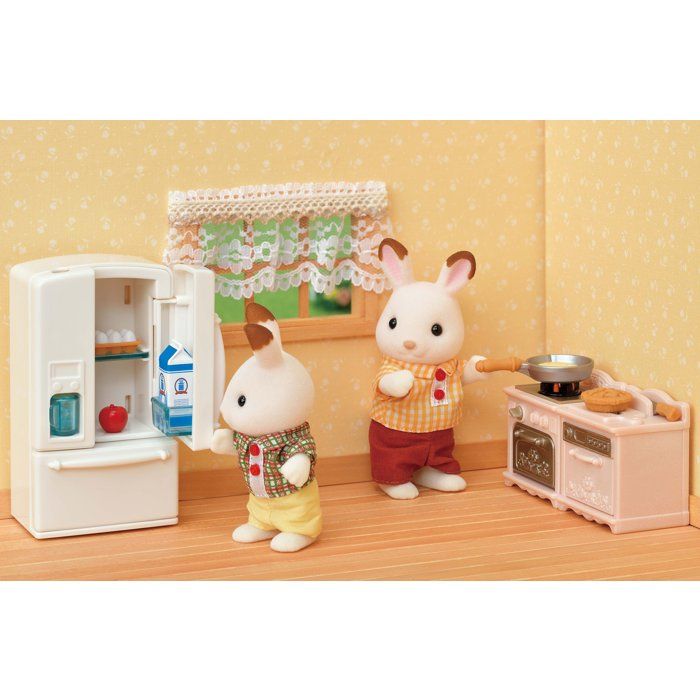 The Cozy Cottage and Maman furnishings set - Sylvanian Families - 5449 - From 3 years old
