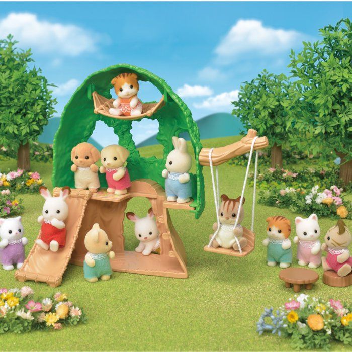 SYLVANIAN FAMILIES 5318 The Hut and Baby Ecureuil Roux