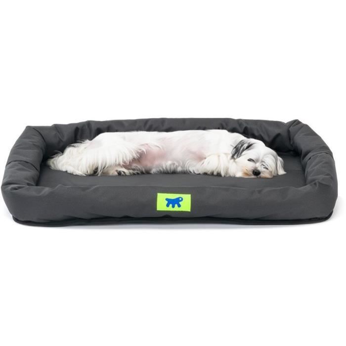 Dog mattress - FERPLAST - TENDER TECH - 61 x 46 x 5 cm - Black - Removable cover