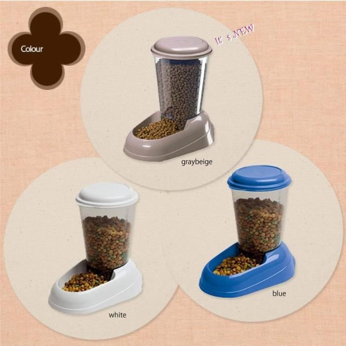 ZENITH dog food dispenser - Plastic - 3L - FERPLAST