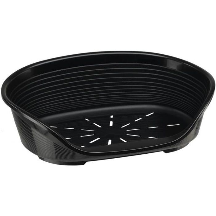 Siesta Deluxe Plastic Basket Size 4 Black