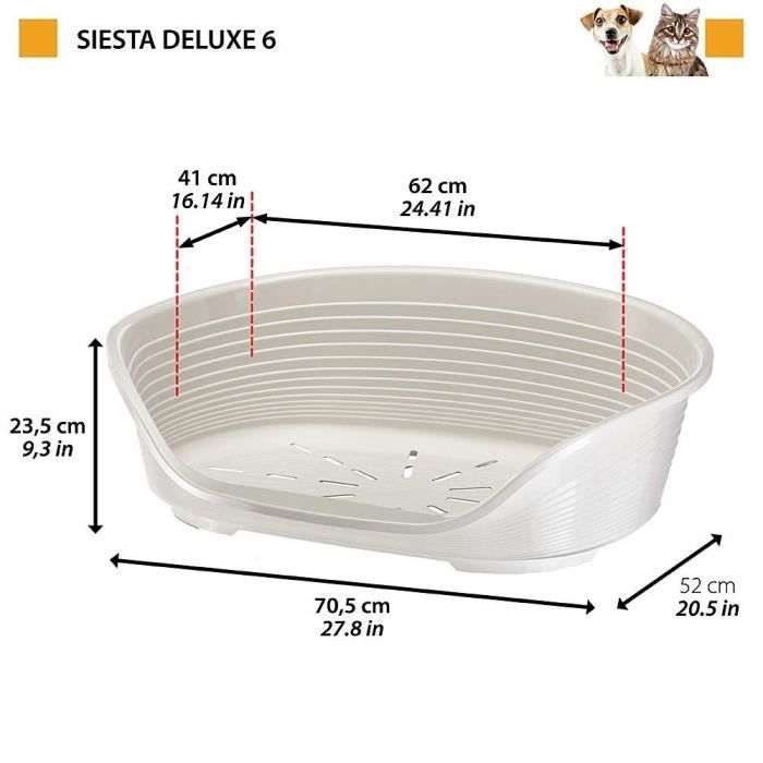 Siesta Deluxe Plastic Bin Size 6 Black