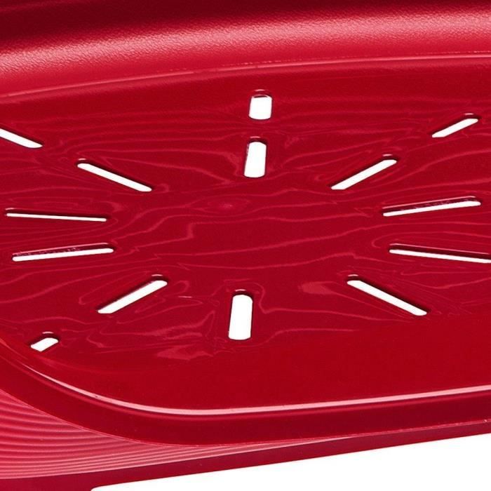 Basket - FERPLAST - SIESTA DELUXE 4 - Bordeaux - Oval - Interior - Non-slip
