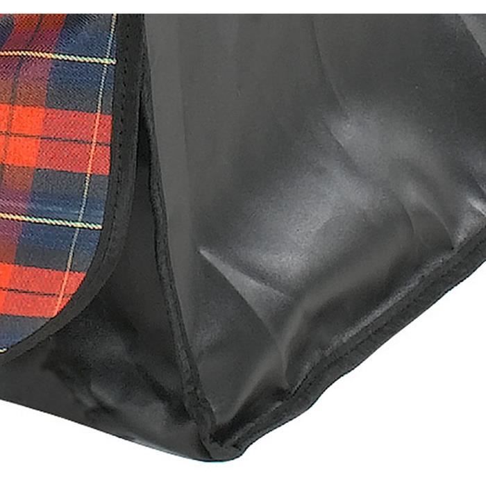 Car seat protection cover - FERPLAST - Black / Red