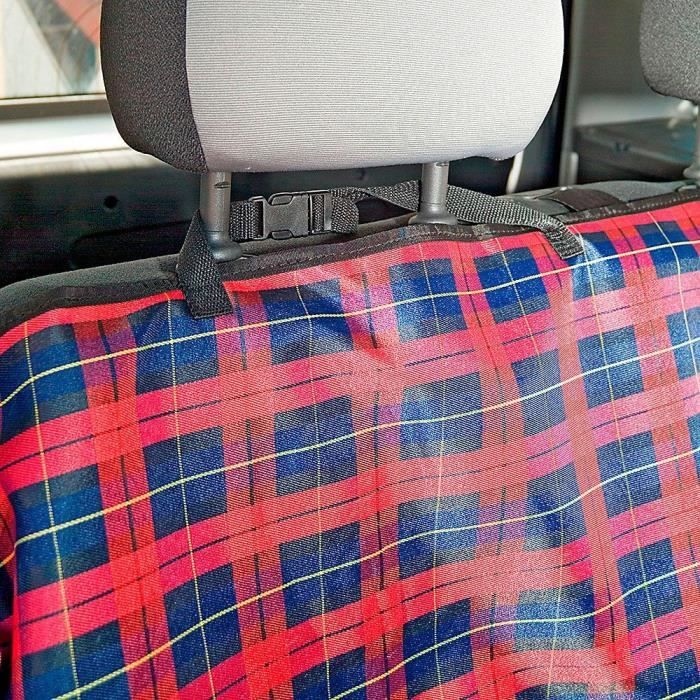 Car seat protection cover - FERPLAST - Black / Red