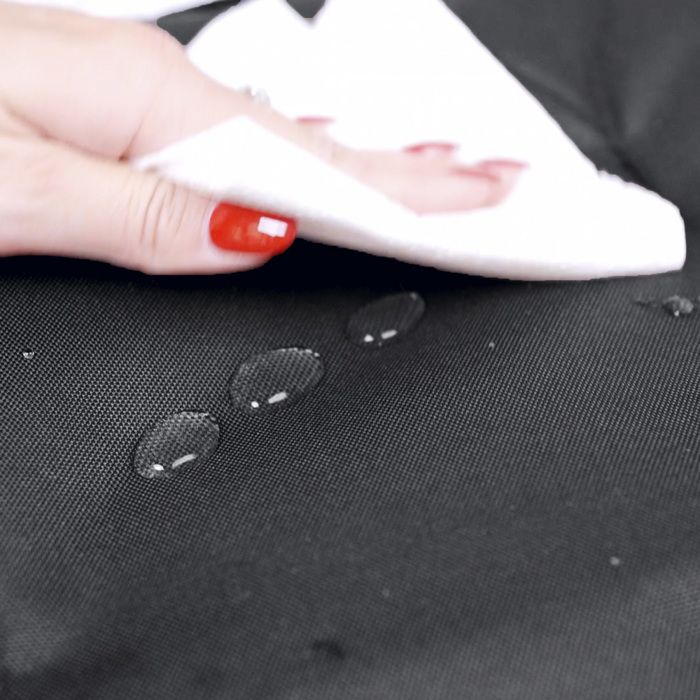 Dog cushion - Ferplast - Polo - Black - 65 x 40 x 8 cm - Waterproof and removable cover